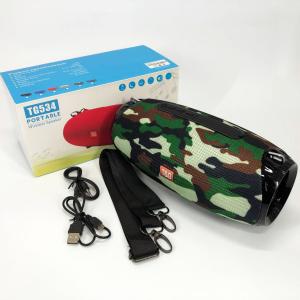 Портативна Bluetooth колонка TG534 SD IPX5 з ремінцем, гучна блютуз колонка. Колір: камуфляж