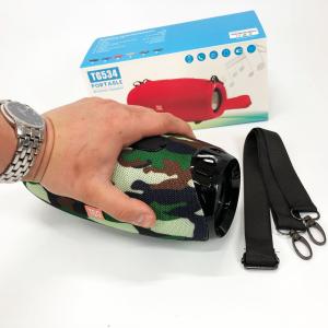 Портативна Bluetooth колонка TG534 SD IPX5 з ремінцем, гучна блютуз колонка. Колір: камуфляж