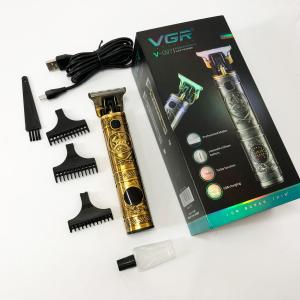 Машинка для стрижки волосся і бороди VGR V-097, Машинка для підстригання Окантувальна машинка. Колір: золотий