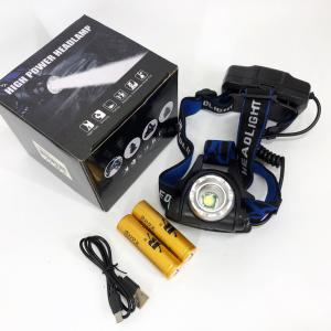 Ліхтар налобний Police BL-6699 (204C), Налобний ліхтарик bailong, Налобний ліхтарик з usb зарядкою