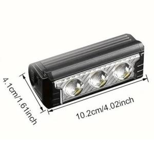 Велофара потужна FY-339B-3LED(white+yellow), Велосипедний ліхтар з фіксацією на кермо, для велосипедистів