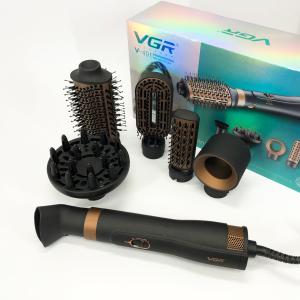 Фен стайлер для укладання та завивки волосся VGR V-491 6в1 Professional 1000Вт Фен з насадками
