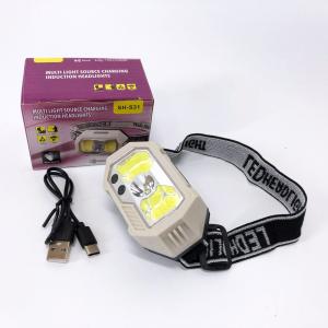 Ліхтар налобний SH-S31-XPE+COB(white+red), Ліхтар акумуляторний для риболовлі, Ліхтар для рятувальників