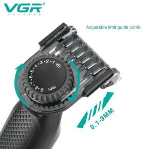Електробритва VGR V-360 GREEN, Бездротова електробритва, Тример для вусів, Електробритва з насадками