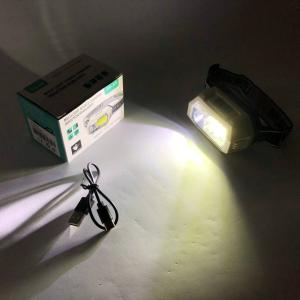 Ліхтар налобний SH-S9-XPE+COB+3SMD(red), ліхтарик налобний з usb зарядкою, ліхтар на голову для бігу