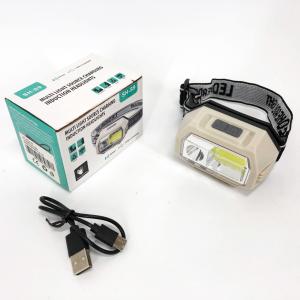 Ліхтар налобний SH-S9-XPE+COB+3SMD(red), ліхтарик налобний з usb зарядкою, ліхтар на голову для бігу