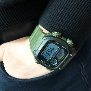 Годинник наручний чоловічий SKMEI 6212/2126AG, Годинник наручний електронний тактичний, Водостійкий годинник