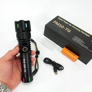 Ліхтар ручний акумуляторний PLD-509 power bank, Ліхтарик тактичний акумуляторний ручний, яскравий ліхтарик