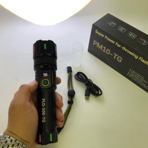 Ліхтар ручний акумуляторний PLD-509 power bank, Ліхтарик тактичний акумуляторний ручний, яскравий ліхтарик