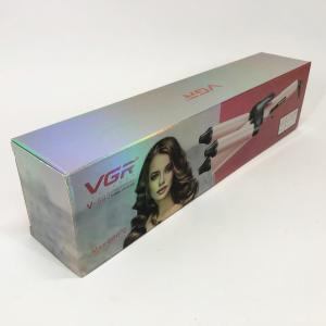 Плойка VGR V-593 для завивки волосся керамічна на 3 хвилі з потужністю 50 Вт, з керамічним покриттям