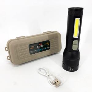 Ліхтар акумуляторний CB-C21-P90+COB, Потужний акумуляторний лід ліхтарик, Ручний ліхтарик led