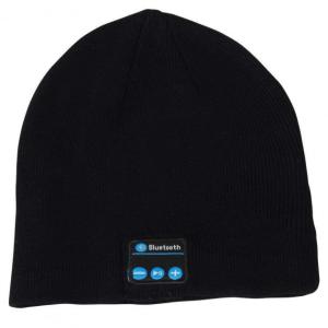 Портативна колонка ШАПКА з bluetooth навушниками SPS Hat BT True. Колір чорний