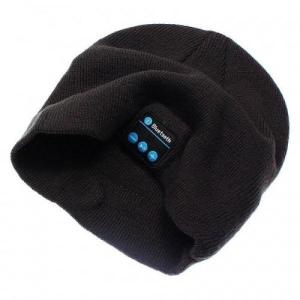 Портативна колонка ШАПКА з bluetooth навушниками SPS Hat BT True. Колір чорний