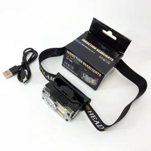 Ліхтар налобний YY-19B-3SMD+2COB(white+yellow+red), Налобний ліхтарик із usb зарядкою