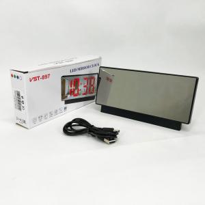 Електронні настільні LED годинники від USB VST-897-4 з будильником та термометром