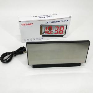 Електронні настільні LED годинники від USB VST-897-4 з будильником та термометром