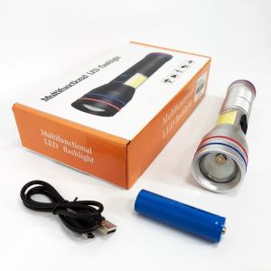 Ліхтар PLD-231 WHITE LASER LED PM10-TG+COB(white+red), 1х26650, Ліхтарик police оригінал, Ліхтарик поліс