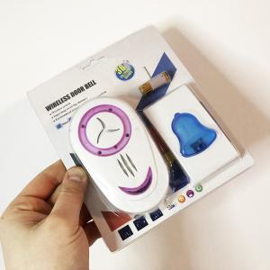 Безпровідний дверний дзвінок від розетки 220V Luckarm Intelligent A8853 Purple