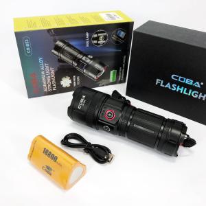 Ліхтар CB-B53-TG, 3х18650, power bank, індикація заряду, Ліхтарик світлодіодний для туриста надпотужний