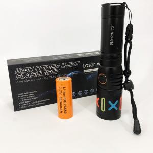 Ручний світлодіодний ліхтар PLD G26 White Laser LED PM20-TG з заряджанням USB, акумулятор 26650