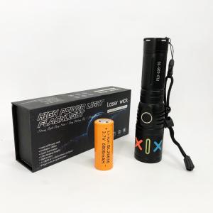 Ручний світлодіодний ліхтар PLD G26 White Laser LED PM20-TG з заряджанням USB, акумулятор 26650