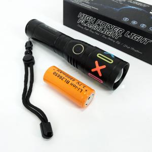 Ручний світлодіодний ліхтар PLD G26 White Laser LED PM20-TG з заряджанням USB, акумулятор 26650