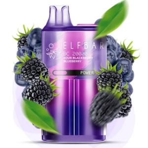 Elf Bar BC20000 5%. Кисла Ожина Чорниця (Sour Blackberry Blueberry)