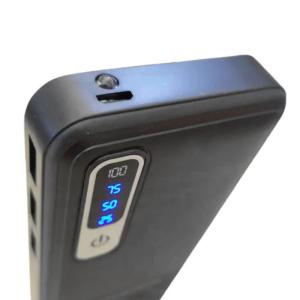 Портативний зарядний пристрій Павербанк 20000 mAh 2хUSB Power Bank Smart Tech. Колір: чорний