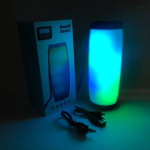 Портативна bluetooth колонка вологостійка TG157 Pulse з різнокольоровою підсвіткою. Колір: синій