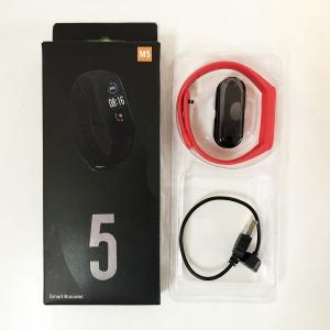 Фітнес браслет Smart Watch M5 Band Classic Black смарт годинник-трекер. Колір червоний