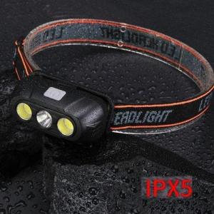Ліхтар налобний акумуляторний KX-215-LED-2COB, світлодіодний налобний ліхтар для нічних прогулянок