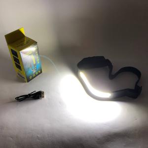 LED Ліхтар налобний BL-W689-LM+2COB (white+red) датчик руху, Ліхтарик на голову із зарядкою