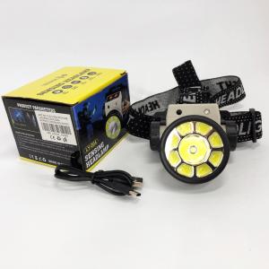 Ліхтар налобний PLD-LY004-XPE+COB, ліхтарик на голову для роботи, потужний світлодіодний ліхтарик на голову