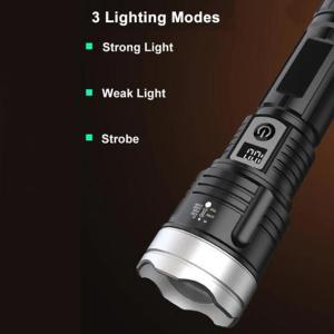 Ліхтар PLD-008 WHITE LASER LED PM10-TG, power bank, Ліхтарик тактичний акумуляторний ручний