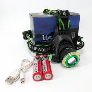 Ліхтар налобний T106-T6+COB, надпотужний ліхтар налобний, світлодіодний ліхтар на лоб