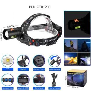 Ліхтар налобний NIGHT VISION FLUORESCENCE CT012-P-TG, Ліхтар акумуляторний для риболовлі, Головний ліхтарик