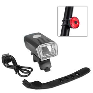 Велоліхтар акумуляторний BSK-1133-XPG та STOP-3SMD(red), Велосипедний ліхтар із захистом від вологи
