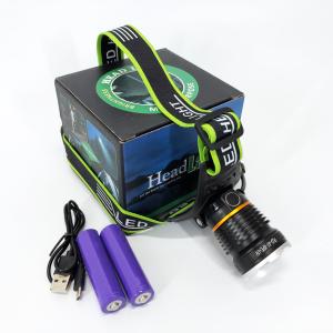 Ліхтар налобний PLD-A7-XPE-UV, Ліхтар акумуляторний для риболовлі, Світлодіодний ліхтар на лоб