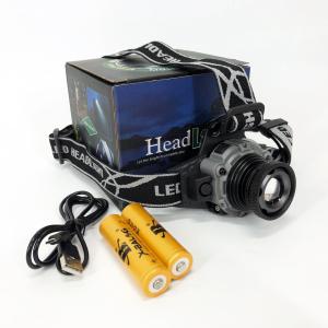 Ліхтар налобний Police Водостійкий BL-W002 XPE датчик руху, Ліхтарик налобний потужний, Головний ліхтарик