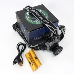 Ліхтар налобний Police Водостійкий BL-W002 XPE датчик руху, Ліхтарик налобний потужний, Головний ліхтарик