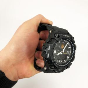 Годинник наручний чоловічий SKMEI 6851/1586BK, Армійський годинник протиударний, Водонепроникний чоловічий годинник
