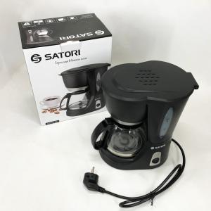 Кавоварка крапельна Satori SCM-600-PBL 650 Вт, Маленька кавомашина для дому, Маленька кавомашина