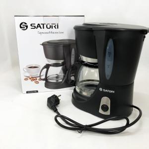 Кавоварка крапельна Satori SCM-600-PBL 650 Вт, Маленька кавомашина для дому, Маленька кавомашина