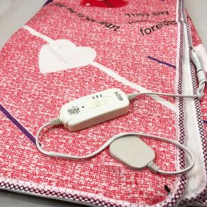 Електропростирадло електричне простирадло з підігрівом Electric Blanket 170х150см серця