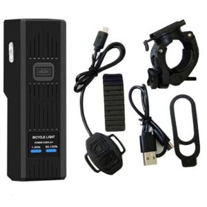 Велофара з сигналом Waterproof MT-007-T6 450Lum 18650 з виносною кнопкою Довговічний велосипедний ліхтар