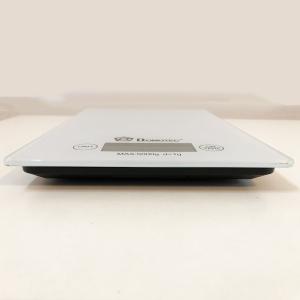 Ваги кухонні DOMOTEC MS-912 Glass, електричні кухонні ваги, точні кухонні ваги. Колір: білий