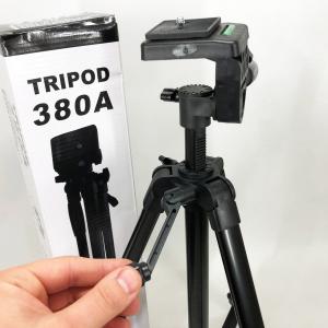 Штатив для камери, телефону, трипод, тринога TriPod 380A 0.50-1.35м, Штатив розкладний для фото