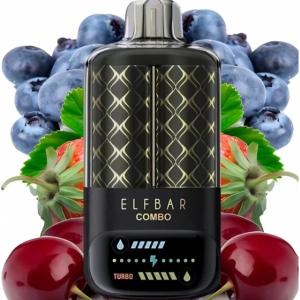 ELF BAR COMBO 25000. Перемикання смаків. Чорниця Кисла Малина / Вишня (Blueberry Sour Raspberry / Cherry)