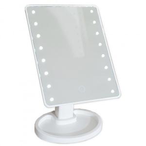 Дзеркало для макіяжу з 16 LED підсвічуванням Mirror White, Дзеркало, що світиться, для макіяжу. Колір: білий
