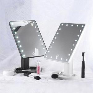 Дзеркало для макіяжу з 16 LED підсвічуванням Mirror White, Дзеркало, що світиться, для макіяжу. Колір: білий